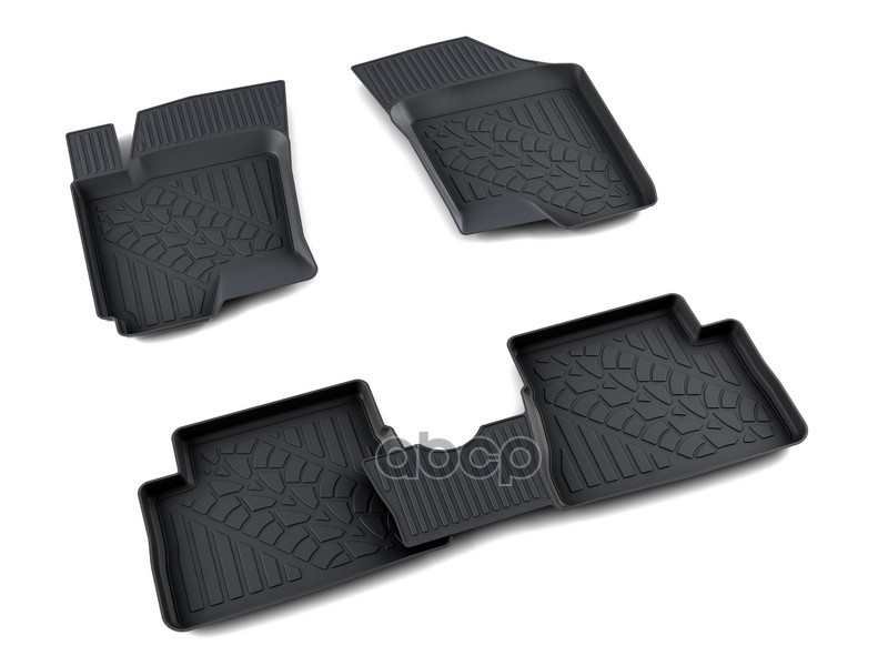 Коврики Салона Резина Черный Hyundai Getz 2002-2011 Агатэк A.002.37.pl АгатэК арт. A.002.37.PL