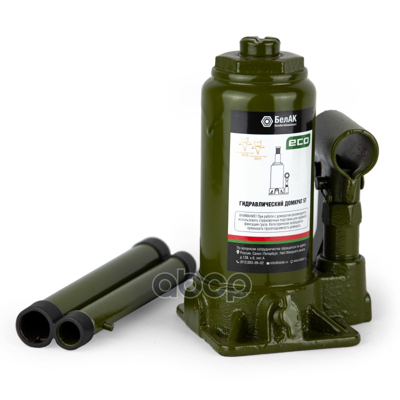 Домкрат бутылочный ECO 5 тонн БелАК БелАК арт. БАК70014
