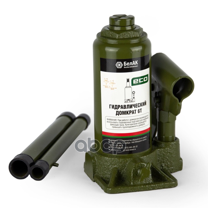 Домкрат бутылочный ECO 6 тонн БелАК БелАК арт. БАК70015