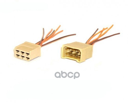 Колодка Электрическая 6-И Контактная (Мама+Папа 6,3) 10См С Проводом Авто-Электро Диал Кл067-1 Диалуч арт. КЛ067-1