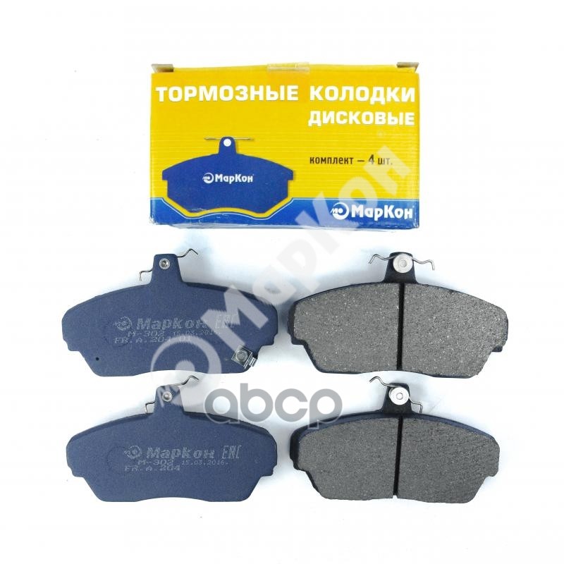 Колодки тормозные дисковые к-т с мех. индикатором износа Газель  Соболь  ГАЗ 3110-11 (с пш. мастикой МарКон арт. 20402175
