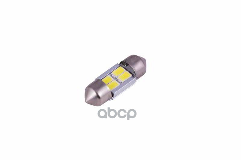Лампа светодиодная сигнальная C5W 12V T11x36 S8.5 4SMD (3,5х2,8) White картон 10шт цена за 1шт Маяк арт. 12T11X36W4SMD
