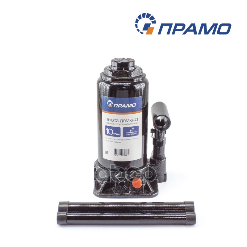 Домкрат гидр. бут. 10т, 200-385 мм Прамо T91003 Прамо арт. T91003