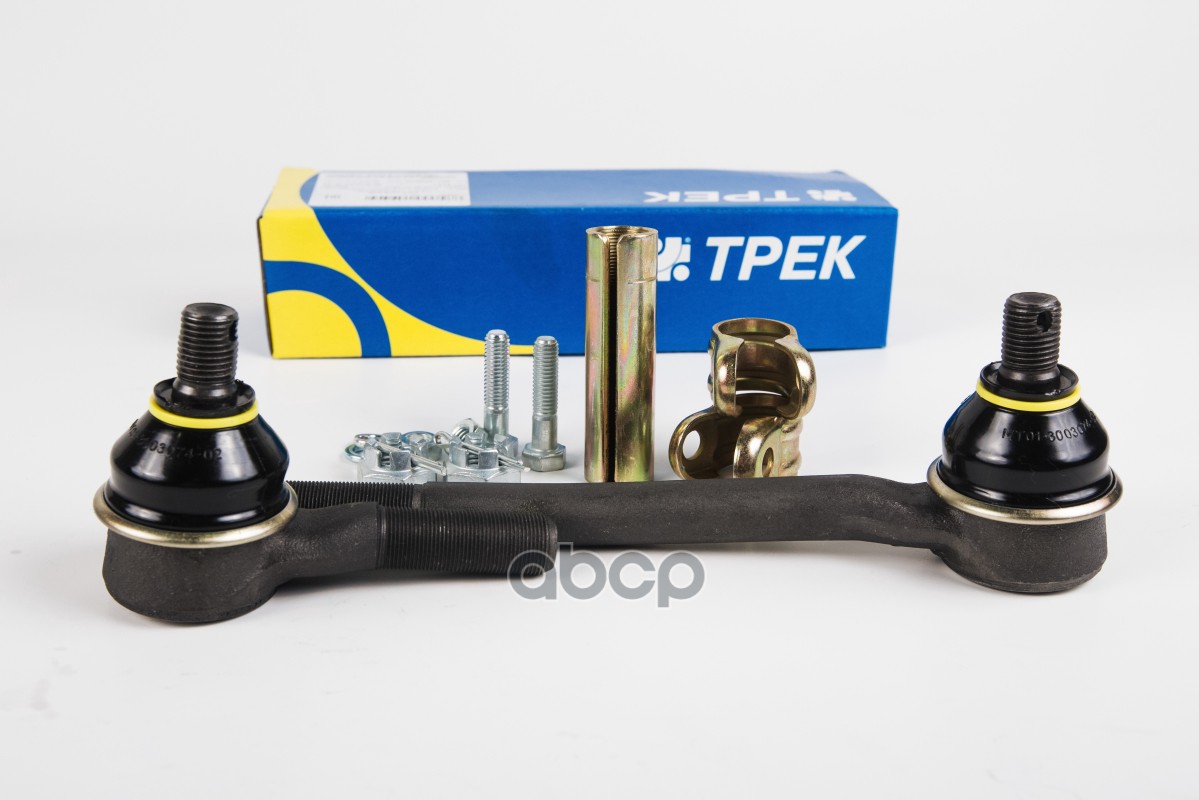 Комплект наконечников тяги рулевой правой ВАЗ 2101 (2шт. длин./кор.) со скруткой и крепежом Трек арт. TA70101