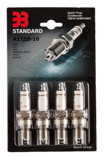 Свеча Зажигания "Эз" А17дв-10 Kt6 Эз F01h7p0025kt6 ЭЗ арт. F01H7P0025KT6