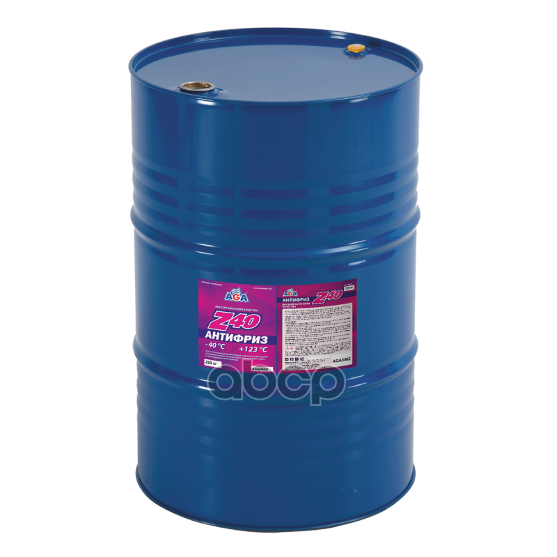 Антифриз  готовый к применению  красный  -40С 220 кг  AGA-Z40  PREMIX AGA арт. aga056z