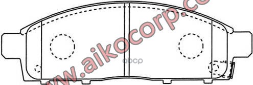 Колодки торм. диск. AIKO PF3809 AIKO арт. PF3809
