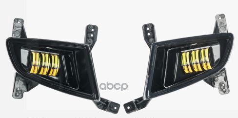 Фара светодиод  четкая свет.граница  27Вт Бел  200х140х200мм с рамкой  кмпл 2 шт. (ALED084) AIRLINE арт. aled084