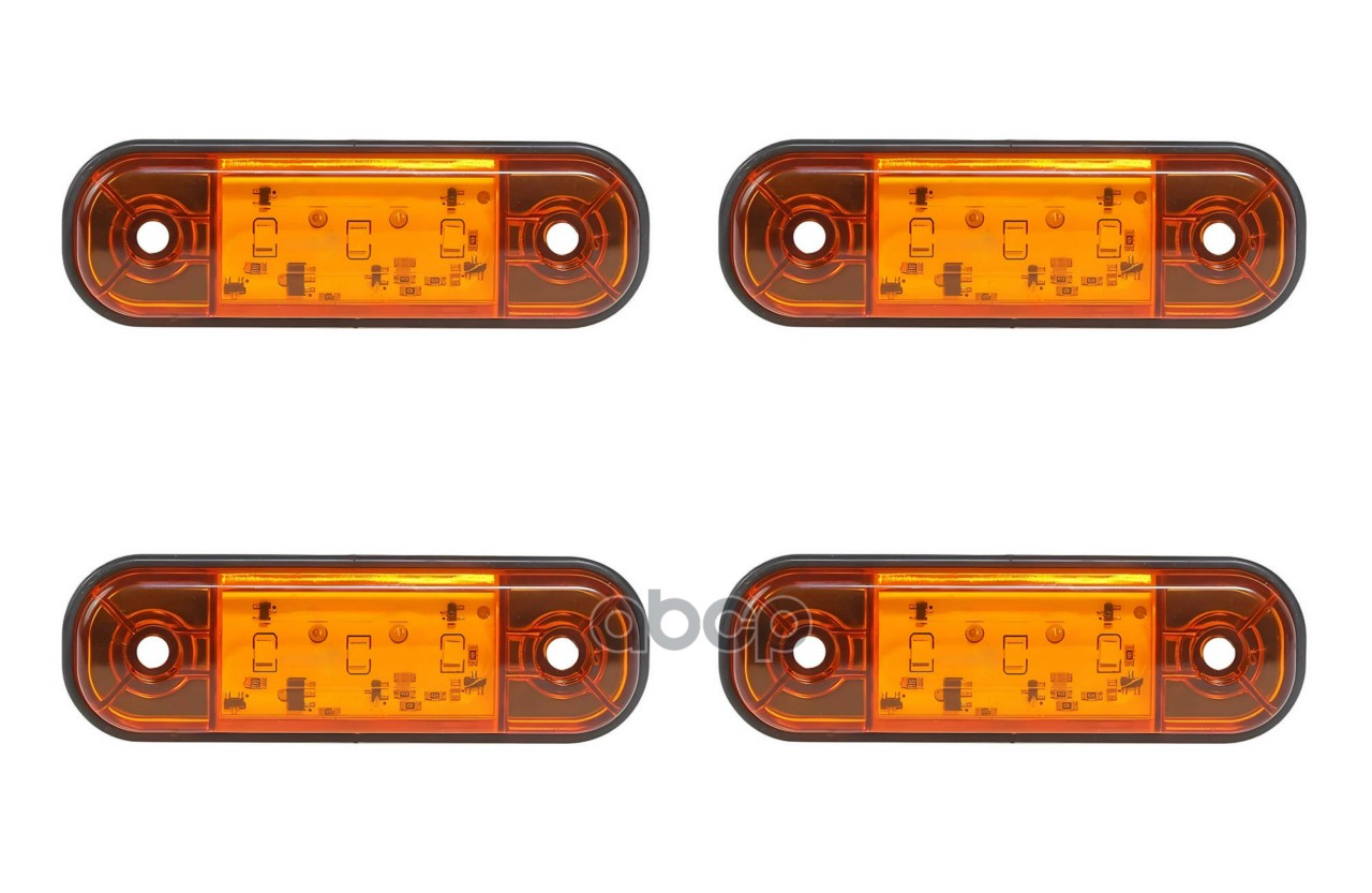 Огонь габаритный светодиодный, 12/24В, оранжевый, комплект 4 шт. (ASML002) AIRLINE арт. ASML002