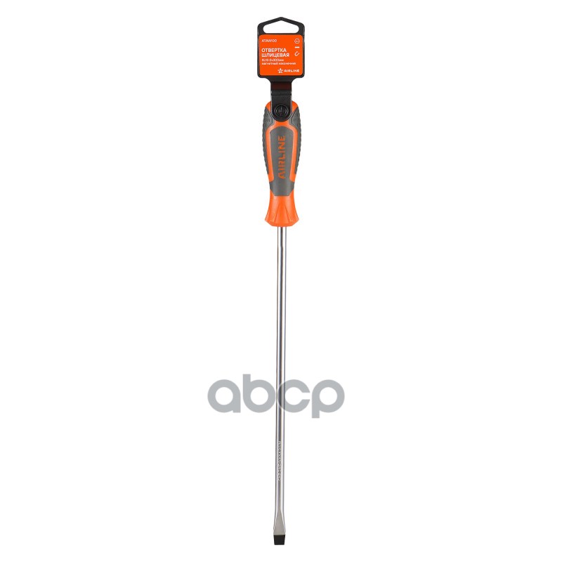 Отвертка шлицевая SL10.0x300мм, магнитный наконечник, пласт.подвес (ATAW100) AIRLINE арт. ATAW100