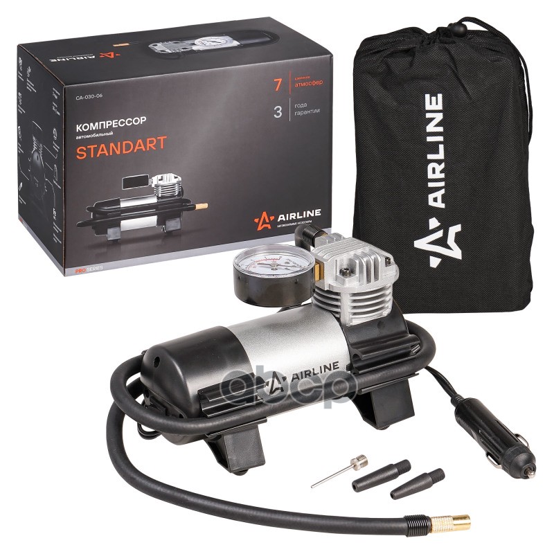 Компрессор Standart (30л/мин, 7 АТМ) CA-030-06 AIRLINE арт. CA-030-06