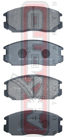 Колодки Тормозные Дисковые Перед AKYOTO арт. AKD1126