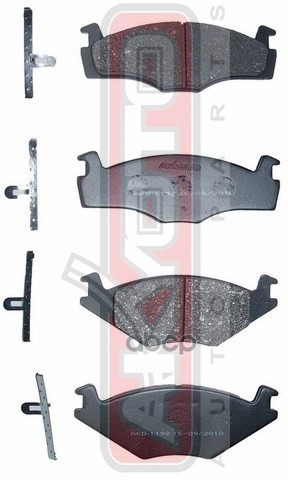 Колодки Тормозные Дисковые Перед AKYOTO арт. AKD1192