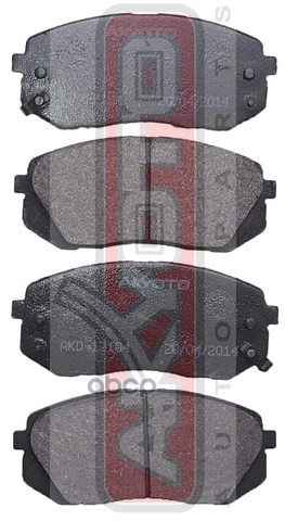 Колодки Тормозные Дисковые Передние Hyundai Ix35/Sportage 2010< AKYOTO арт. akd-12104