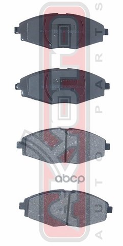 Колодки Тормозные Дисковые Перед AKYOTO арт. AKD1253