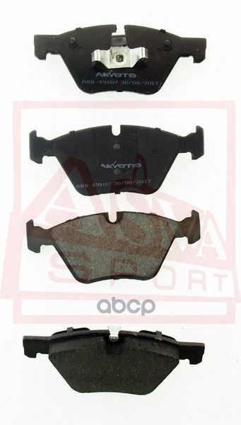 Колодки Тормозные Дисковые Перед AKYOTO арт. AKD19107