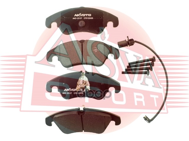 Колодки тормозные дисковые перед AKYOTO арт. AKD23107