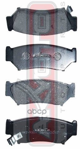 Колодки Тормозные Дисковые Передние Suzuki Grand Vitara 98-> AKYOTO арт. akd-9301