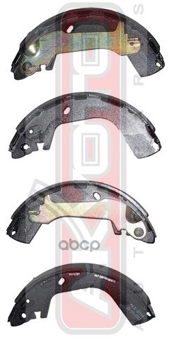 КОЛОДКИ ТОРМОЗНЫЕ БАРАБАННЫЕ ЗАДНИЕ AKYOTO арт. AKS2016