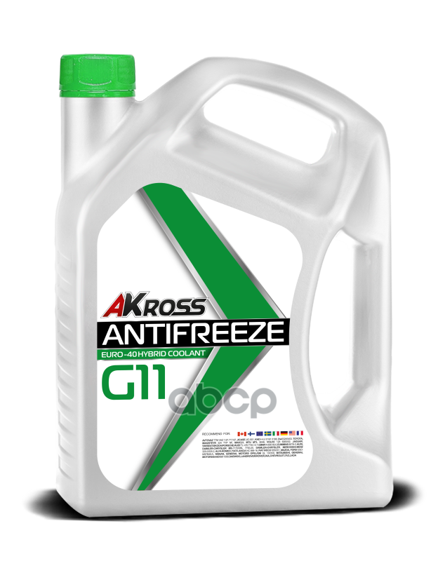 Антифриз Akross Euro G11 9 7 Кг AKross арт. aks0003g11