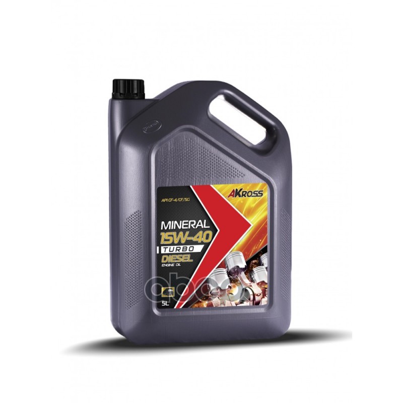 AKross Моторное Масло Akross 15W-40 Turbo Diesel Сf-4 5 Л (Дизель)