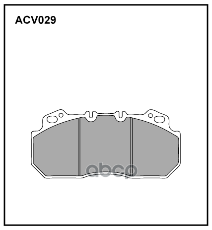 Колодки Тормозные Дисковые Wva (29090) Hcv ALLIED NIPPON арт. ACV029K