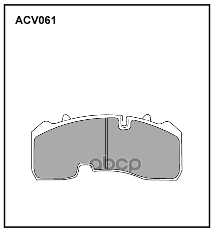 Колодки Тормозные Дисковые Wva (29165) Hcv ALLIED NIPPON арт. ACV061K