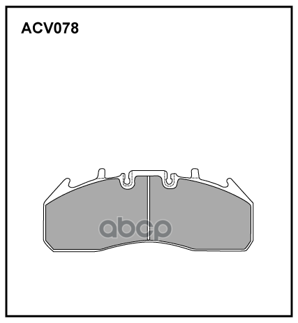 Колодки Тормозные Дисковые Wva (29174 29219) Hcv ALLIED NIPPON арт. ACV078KHD