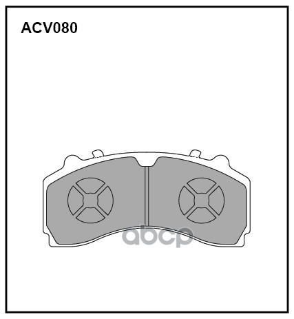 Колодки Тормозные Дисковые Wva (29246) Hcv ALLIED NIPPON арт. ACV080KHD