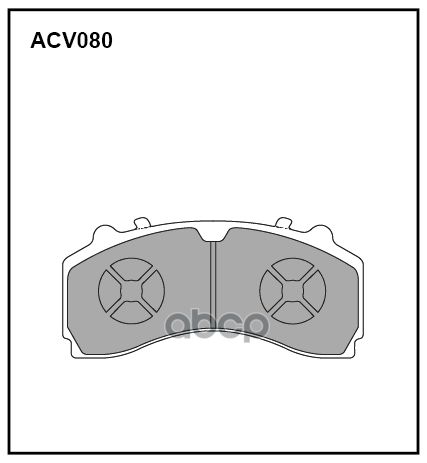 Колодки Тормозные Дисковые Wva (29246) Hcv ALLIED NIPPON арт. ACV080K