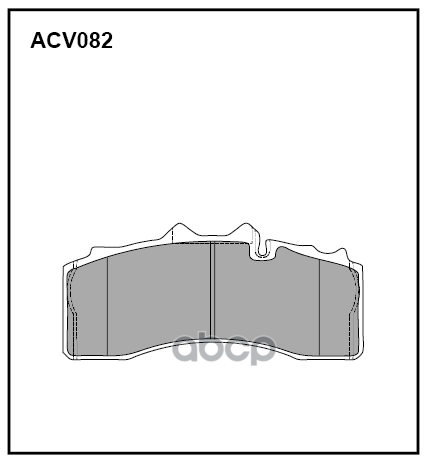 Колодки Тормозные Дисковые Wva (29228) Hcv ALLIED NIPPON арт. ACV082KHD