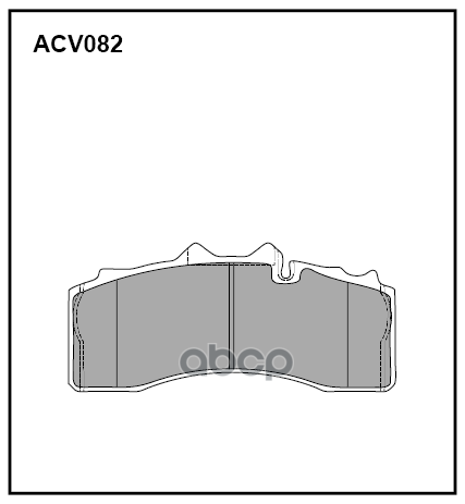 Колодки Тормозные Дисковые Wva (29228) Hcv ALLIED NIPPON арт. ACV082K