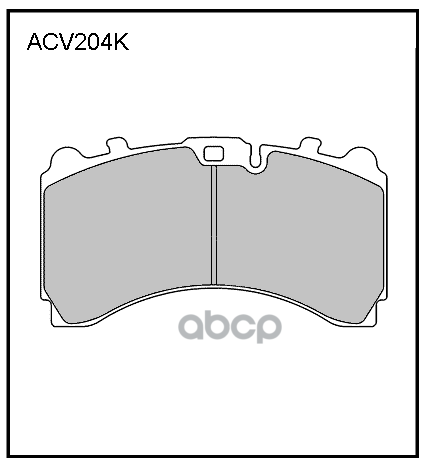 Колодки Тормозные Дисковые Wva (29244) Hcv ALLIED NIPPON арт. ACV204KHD