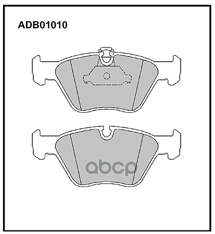 Колодки тормозные передние BMW 5 (E39) 95-03 ALLIED NIPPON арт. adb01010