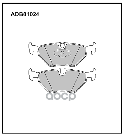 Колодки задние BMW E46/E36/ROVER 75/SAAB 95 ALLIED NIPPON ADB 01024 ALLIED NIPPON арт. ADB 01024