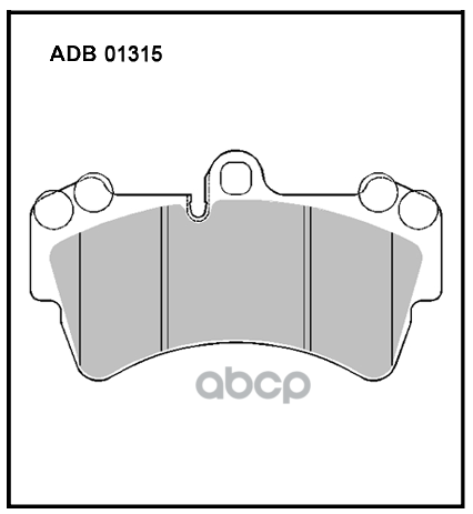 Колодки тормозные передние VW Touareg 02-10  10-18 / Porsche Cayenne 02-10 / Audi Q7 06-15 ALLIED NIPPON арт. adb01315