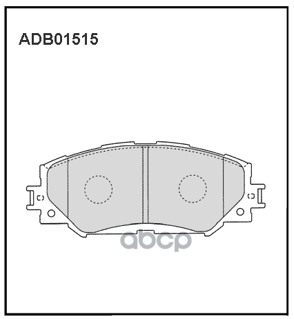Колодки тормозные передние Toyota Corolla 06-14 / Toyota Auris 06-12/12-18 ALLIED NIPPON арт. adb01515