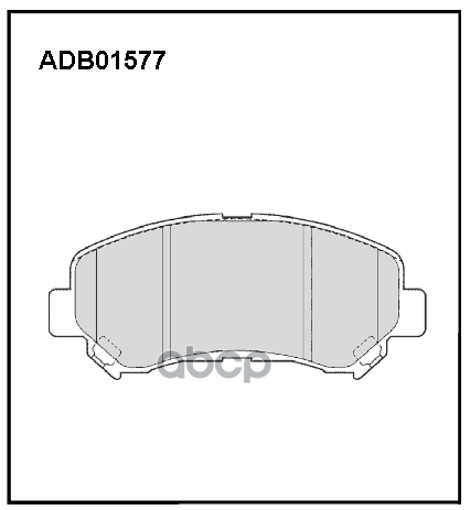 Колодки тормозные передние Nissan Qashqai 07-13 / Nissan X-Trail (T31) / Nissan Juke 10-14 ALLIED NIPPON арт. adb01577