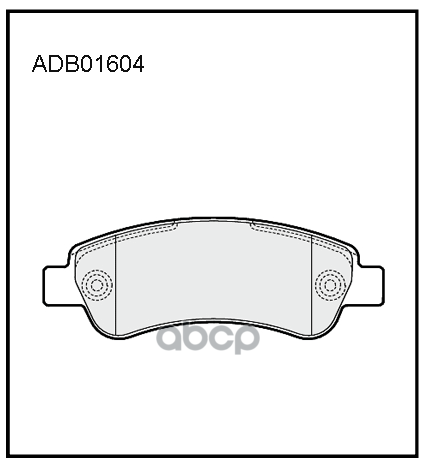 ВЫВЕДЕН_Колодки тормозные задние Fiat Ducato 06-11 / Citroen Jumper II 06-19 / Peugeot Boxer 06-19 ALLIED NIPPON арт. adb01604