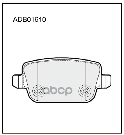 Колодки тормозные задние Ford Focus II 04-12 / Ford Mondeo IV  Kuga / Land Rover Freelander 2 / Volv ALLIED NIPPON арт. adb01610