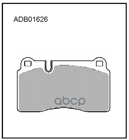 Колодки тормозные передние VW Touareg 02-10 / 10-18 ALLIED NIPPON арт. adb01626