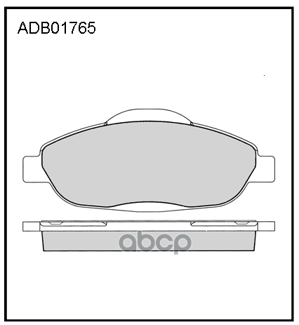Колодки тормозные передние Peugeot 3008 I 09-16  308 I 07-14  4008 12->  408-> ALLIED NIPPON арт. adb01765