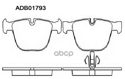 Колодки Тормозные Дисковые | Зад | ALLIED NIPPON арт. ADB01793