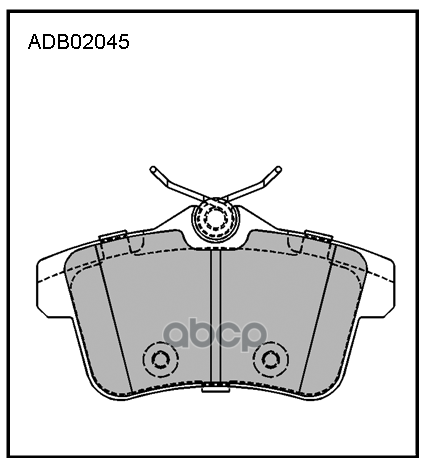 Колодки тормозные задние Citroen C4 II 09-16 / Peugeot 3008 I 09-16  508 I 10-18 ALLIED NIPPON арт. adb02045