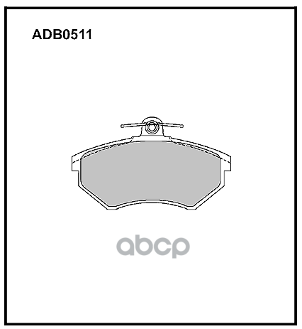 Колодки тормозные передние VW Passat B5 96-00 / Audi A4 94-01  A4 B6 00-04 ALLIED NIPPON арт. adb0511