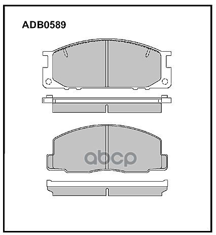Колодки Торм. Передние Toyota Lite-Ace ALLIED NIPPON арт. adb0589