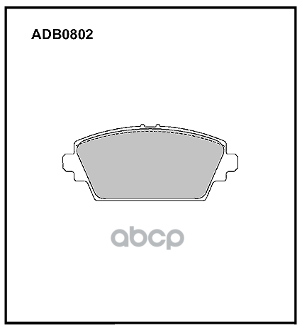 Колодки тормозные передние Nissan Primera 02-> / Honda Accord VI 97->  Accord VII 03-12 ALLIED NIPPON арт. adb0802