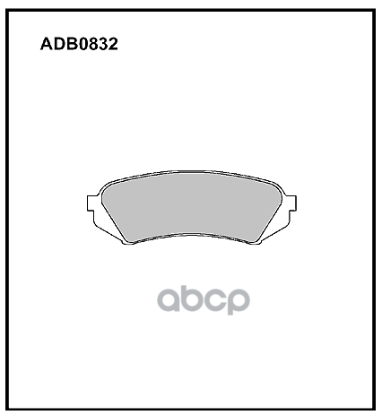 Колодки тормозные задние Toyota Land Cruiser 100 98-07 / Lexus LX 98-08  RX 03-08 ALLIED NIPPON арт. adb0832