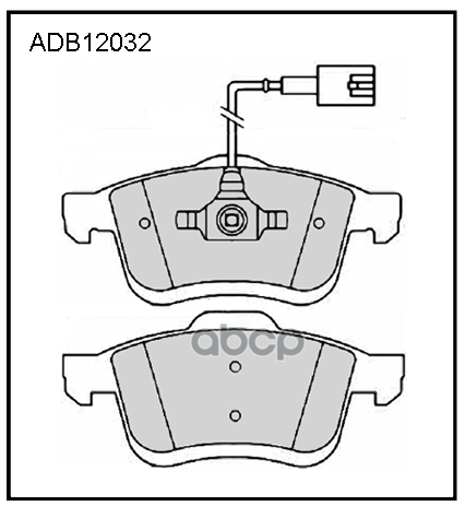 Колодки Тормозные Дисковые | Перед | ALLIED NIPPON арт. ADB12032