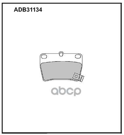 Колодки тормозные задние Toyota RAV4 I  II 94-00  00-05 / Chery Tiggo 3 14->  T11 05-14 ALLIED NIPPON арт. adb31134